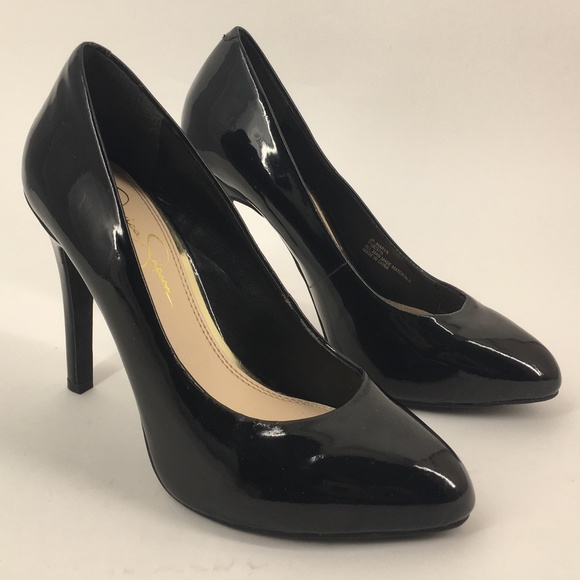 JESSICA SIMPSON Marya Patent Leather Pump Sz 7.5 - Picture 1 of 7